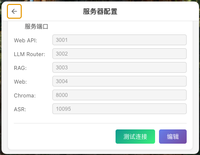 Server Port Configuration