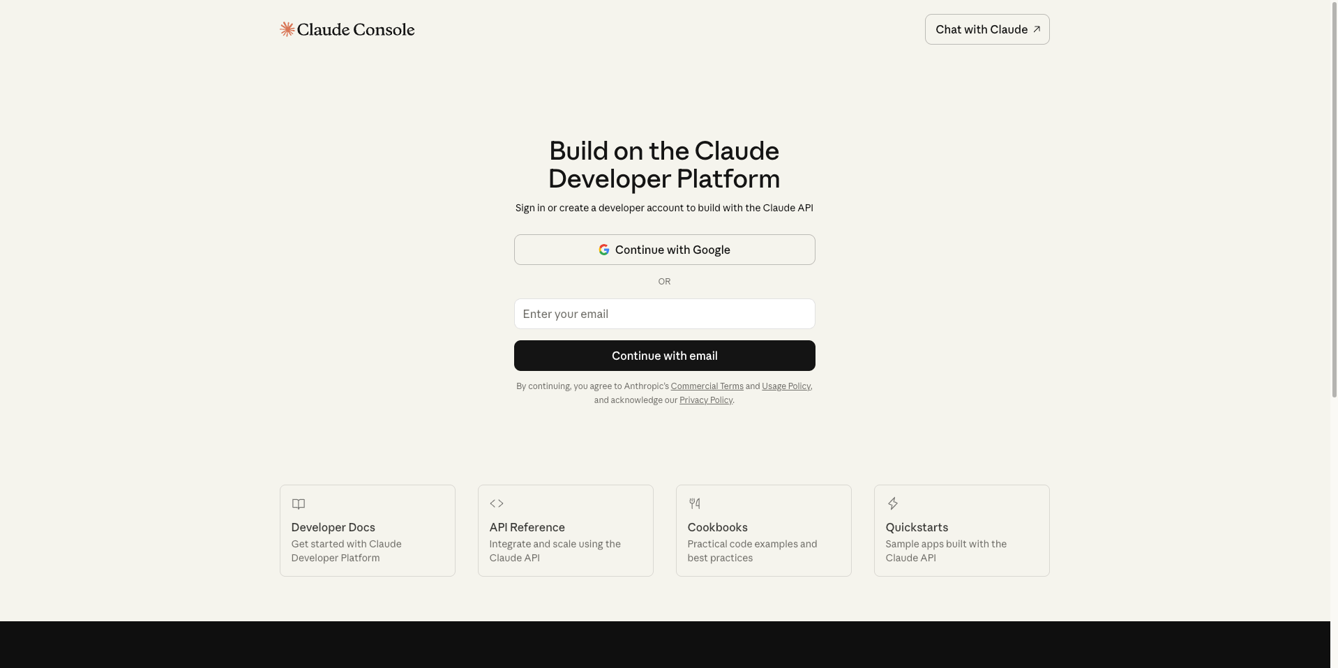 Access Anthropic Platform